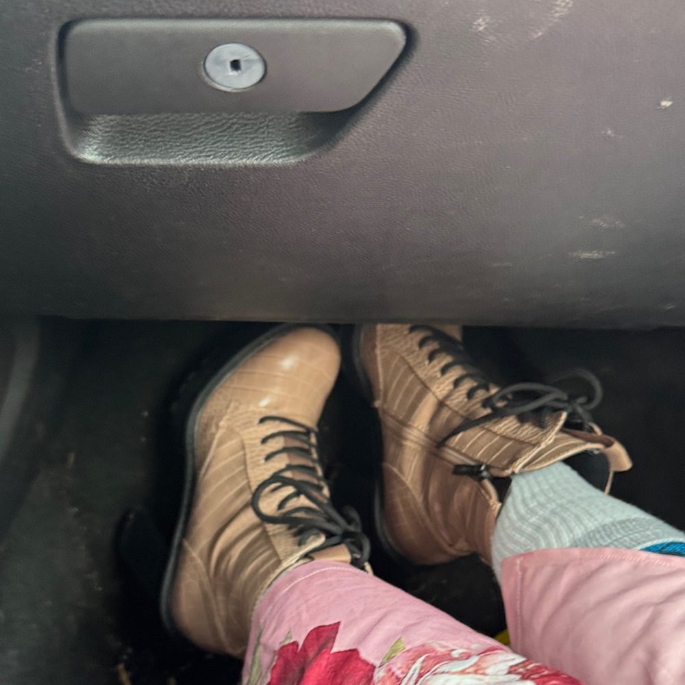 MICHAEL Michael Kors Tan Combat Boots